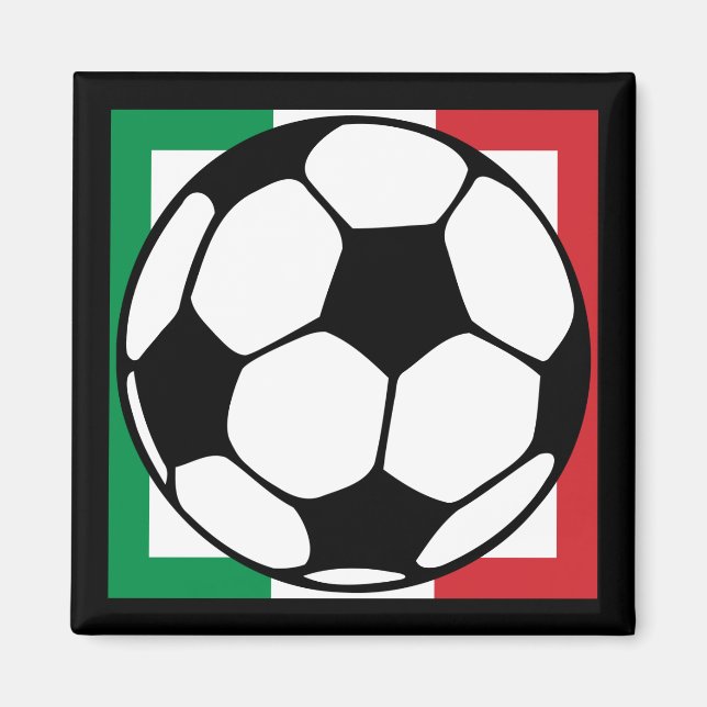 futbol. italia square. magnet (Framsidan)