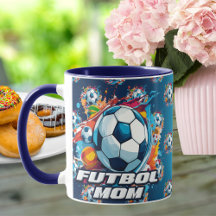 Futbol Mamma Soccer Ball Mönster