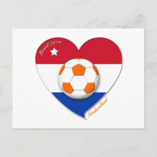Fútbol Netherlands. NEDERLAND soccer national team Vykort