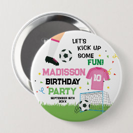 Futbol Soccer Birthday party Knapp