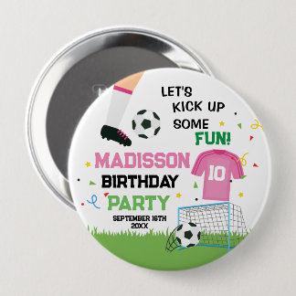 Futbol Soccer Birthday party Knapp