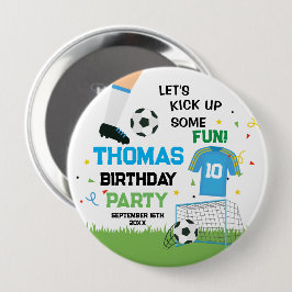Futbol Soccer Birthday party Knapp