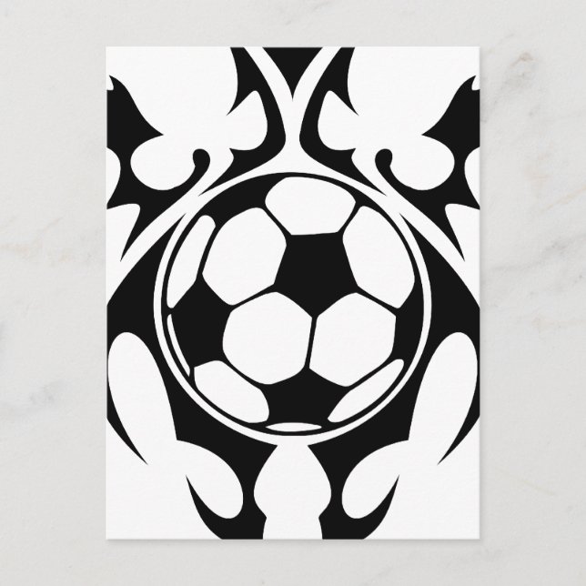 Futbol-stammen. Vykort (Framsida)