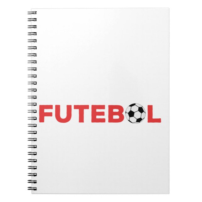 Futebol Football Oceaner Anteckningsbok (Framsidan)