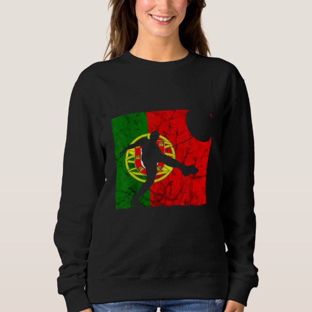 Futebol Portuguese Soccer Player Portuguese Pride  T Shirt (Framsida)