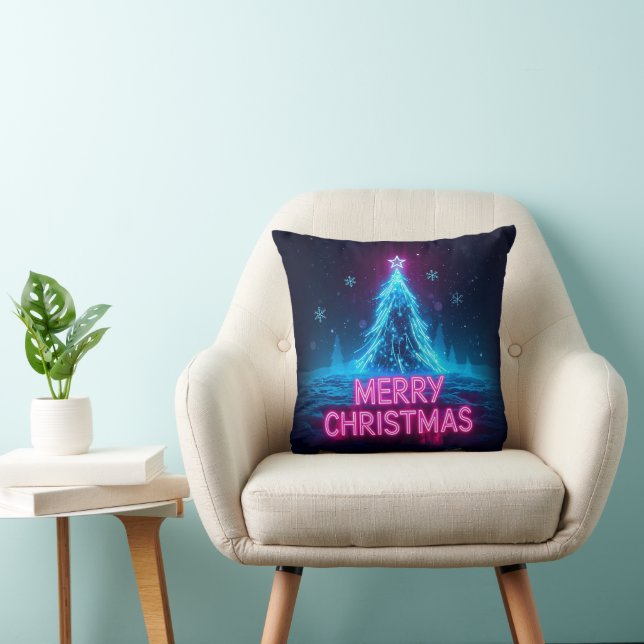 Futistisk Holiday Glow Design Kudde (Stol)