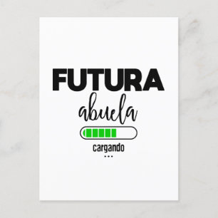 Futura abuela cargando vykort