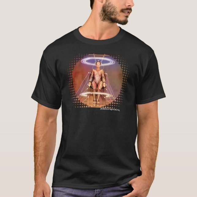 Futura - Metropolis (1927) - Hornsup Republick T Shirt (Framsida)