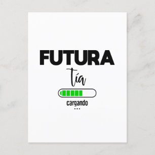 Futura tía cargando vykort