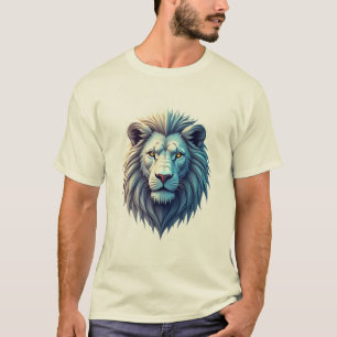 Futuralistiska holografiska lejon t-shirt-designs t shirt
