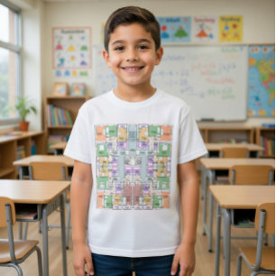 Future Architect Blueprint Barn T-Shirt