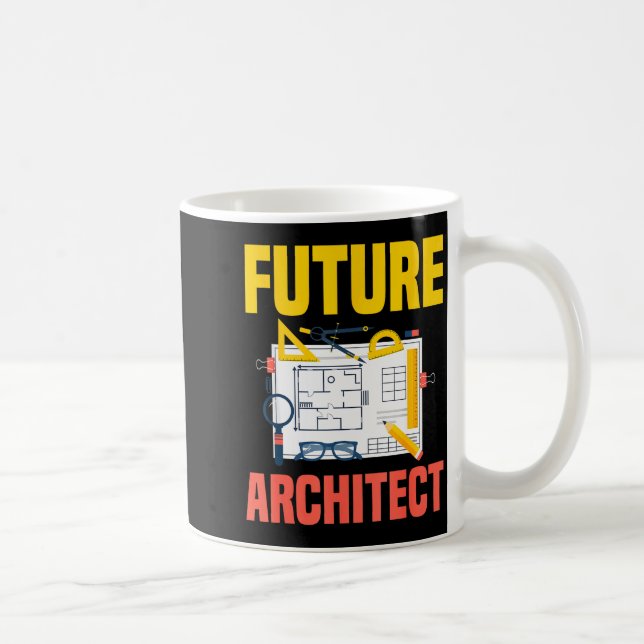 Future Architect Funny Architecture Architect  Kaffemugg (Höger)