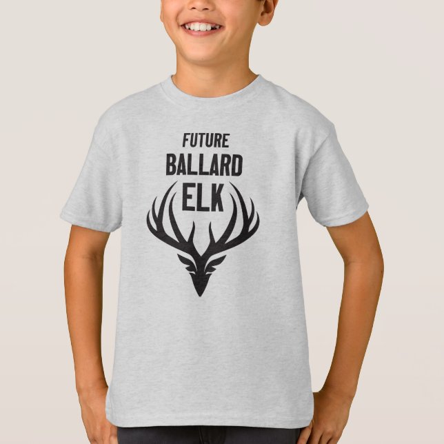 Future Ballard Elk T Shirt (Framsida)