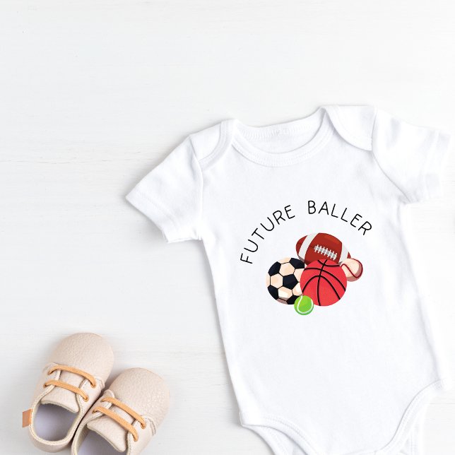 Future Baller Sporty Baby Bodykostym T Shirt (Skapare uppladdad)
