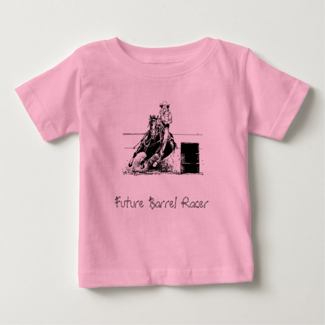 Future Barrel Racer T-shirt (Framsida)