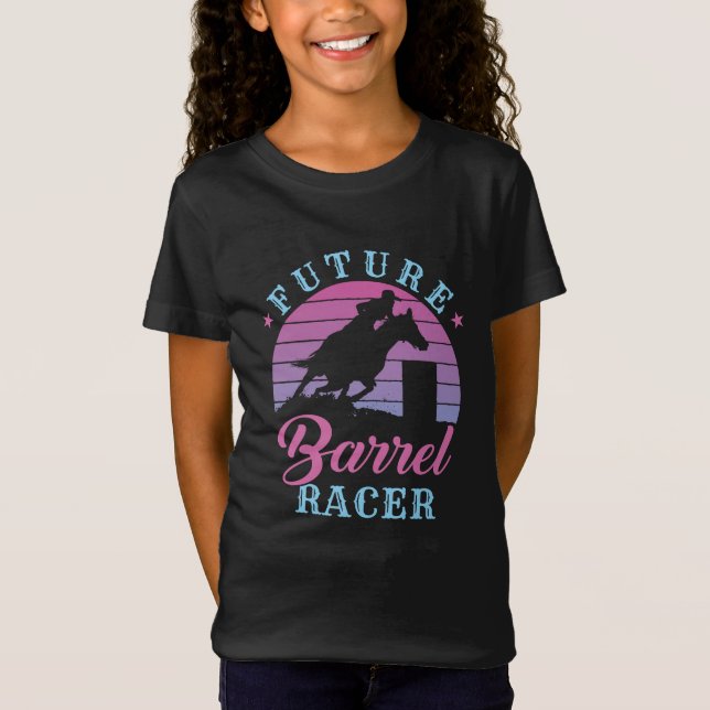 Future Barrel Racer T Shirt (Framsida)