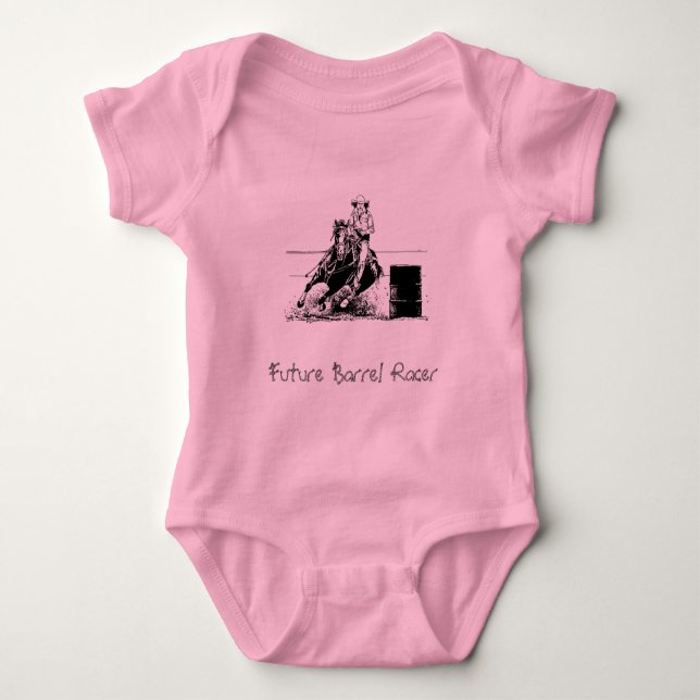 Future Barrel Racer T-shirt (Framsida)