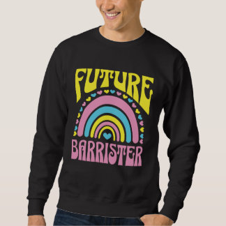 Future Barrister Bright Retro Rainbow Barristers T Lång Ärmad Tröja
