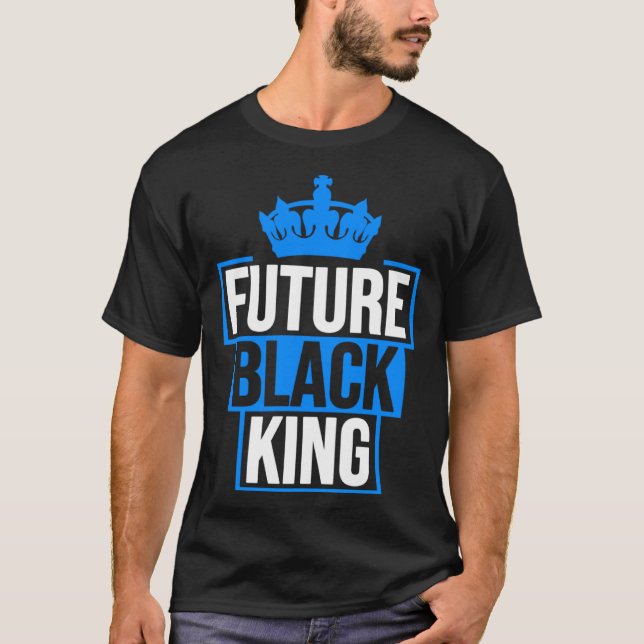 Future Black King African American Black Empowerme T Shirt (Framsida)