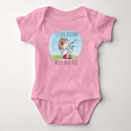 Future Bloom Baby flicka bodysuit T Shirt