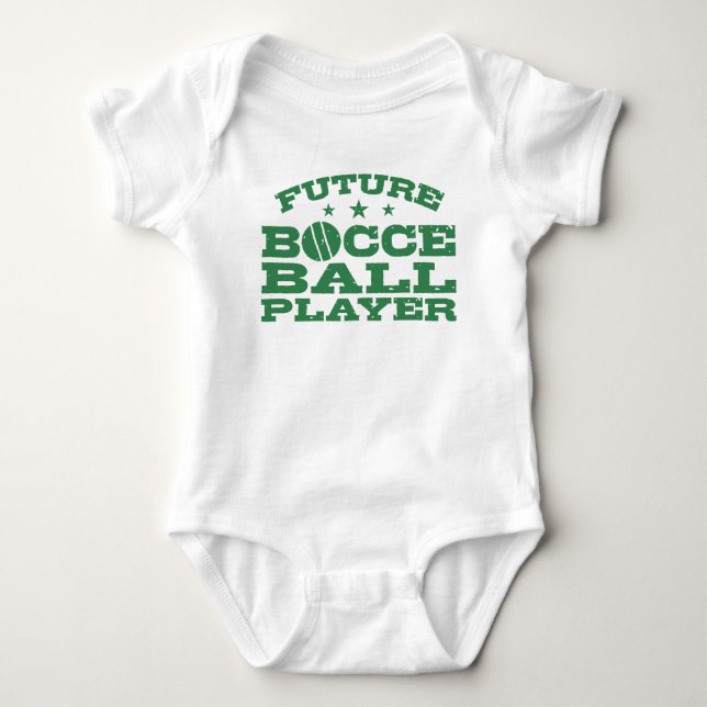 Future Bocce Boll Player Tee Shirt (Framsida)