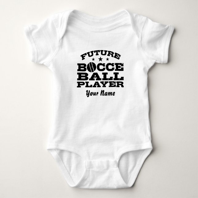 Future Bocce Boll Player Tee Shirt (Framsida)