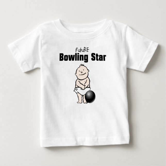 Future Bowling Star Pojke T-shirts (Framsida)