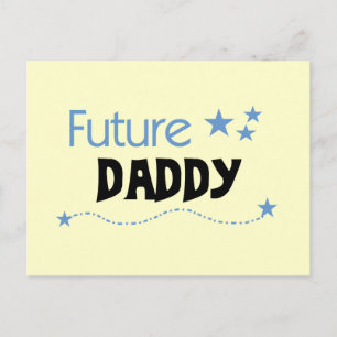 Future Daddy T-shirts och presenter Vykort