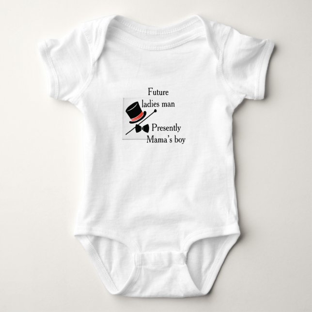 "Future Dam Man" Baby T-Shirt (Framsida)