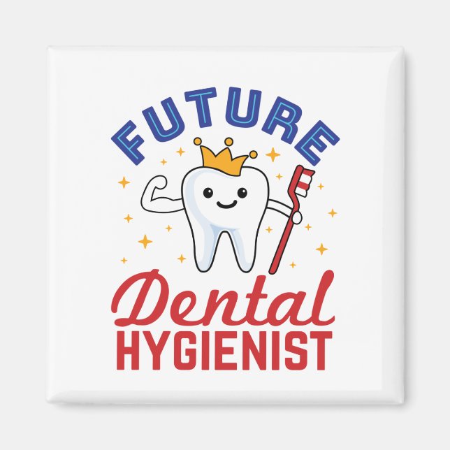 Future Dental Hygienist RDH Magnet (Framsidan)