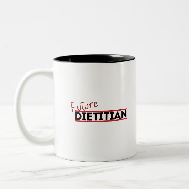 Future Dietitian Två-Tonad Mugg (Vänster)
