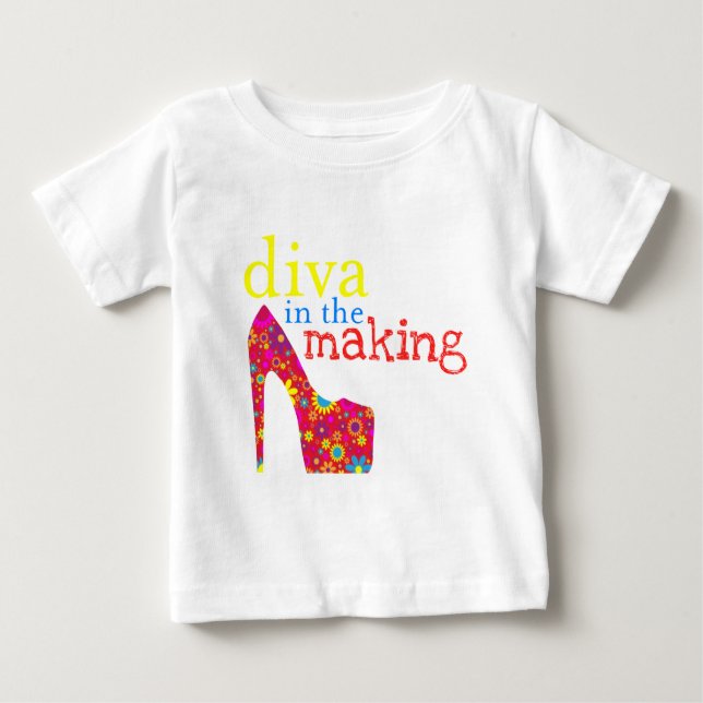Future diva baby tshirt t shirt (Framsida)