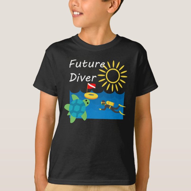 Future Diver Design - Barn Basic T-Shirt (Framsida)