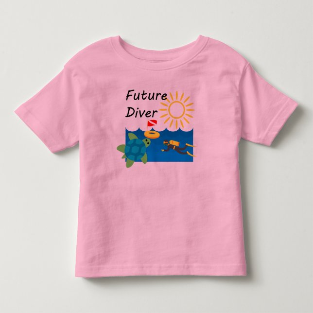 Future Diver Design - Barn Fin Jersey T-Shirt (Framsida)