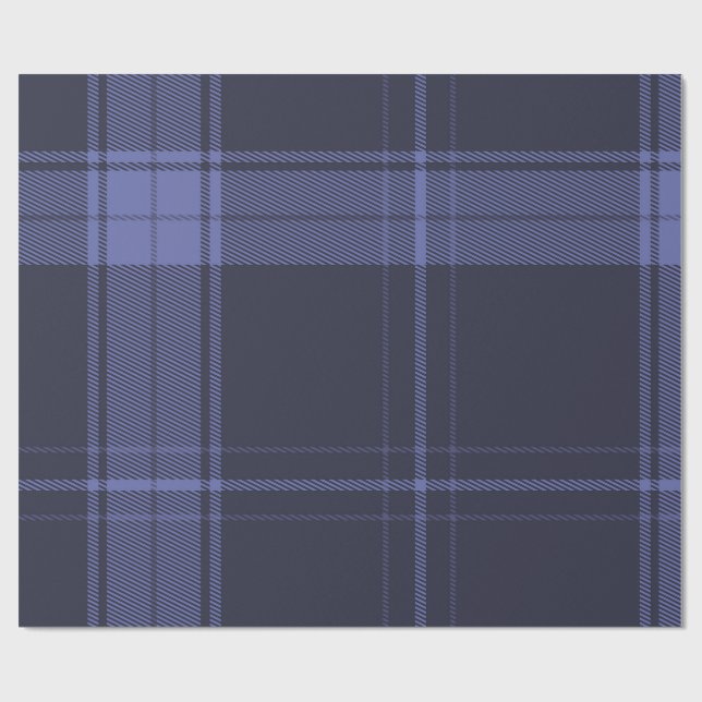 Future Dusk Tartan Presentpapper (Platt)