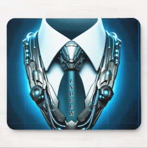 Future Elegance - 4D Necktie Mousepad för honom Musmatta