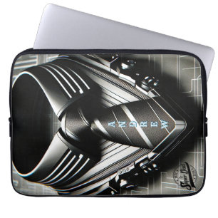 Future Elegance- 4D Necktie Neoprene Laptop sleeve