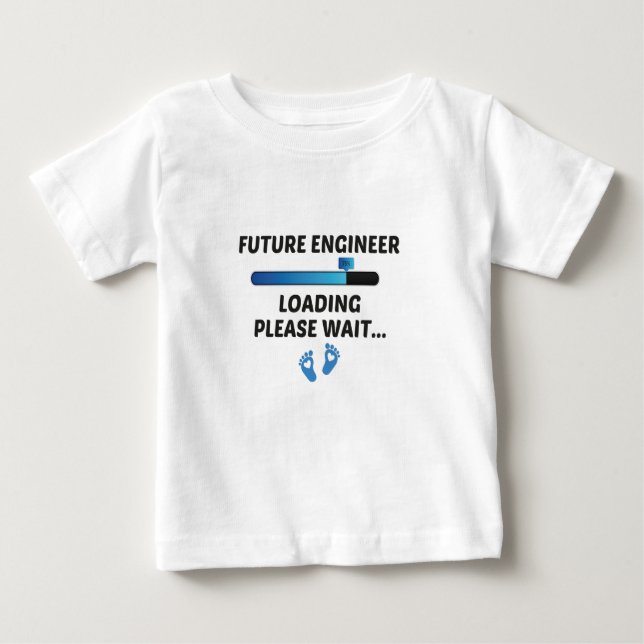 Future engineer Loading  Please Wait...,baby gift  T Shirt (Framsida)