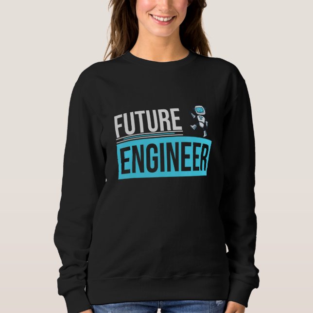 Future Engineer U2013 Robotics Robot Engineer Mach T Shirt (Framsida)