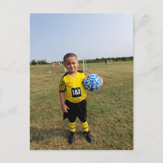 Future Football Star Postcard Vykort