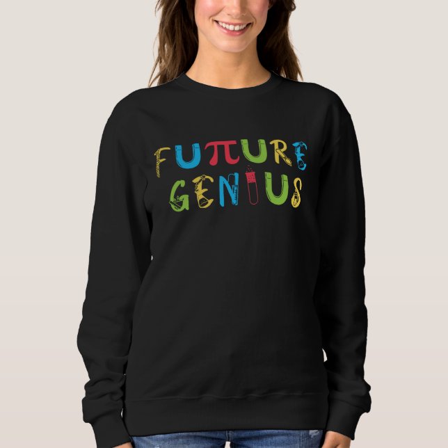 Future Genius cute science  kids T Shirt (Framsida)