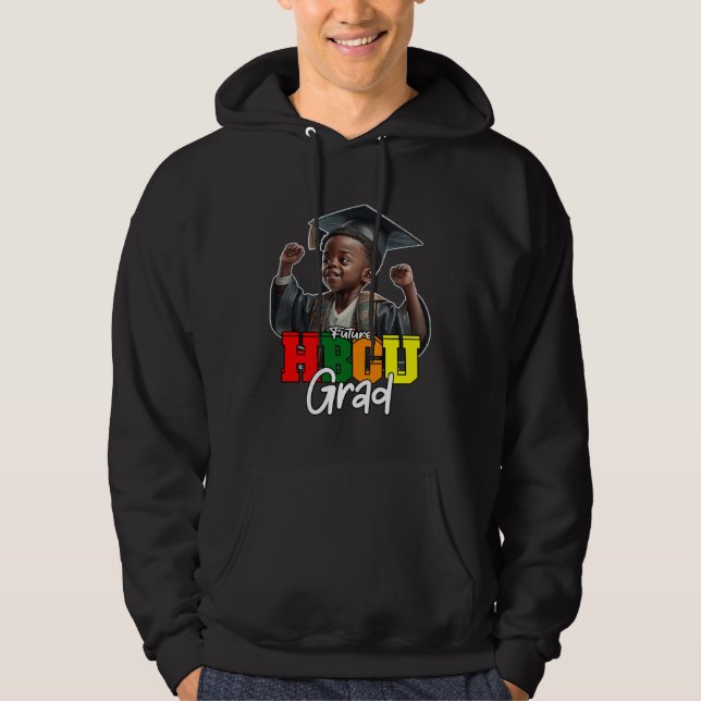 Future HBCU Alumni Apparel For kids Black college  Hoodie (Framsida)