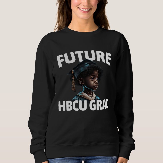 Future HBCU Grad  Black Children HBCU T Shirt (Framsida)