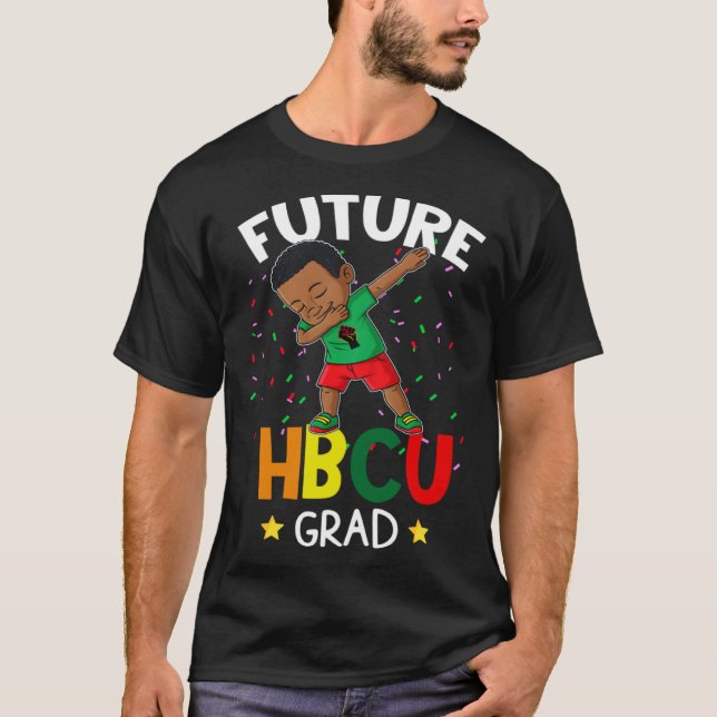 Future HBCU Grad Graduate Afro Black Boy College G T Shirt (Framsida)