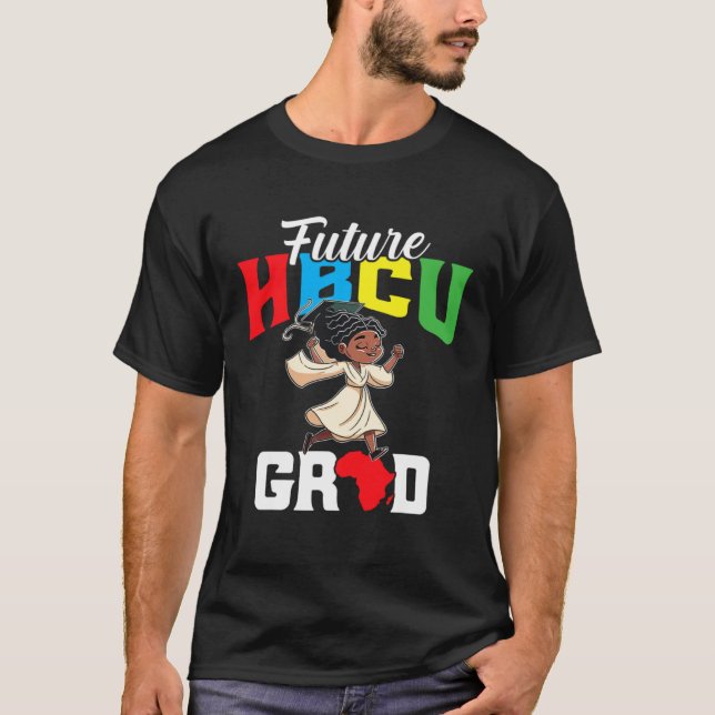 Future HBCU Grad History Black College Youth Kids T Shirt (Framsida)