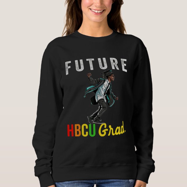 Future HBCU Grad History Black College Youth Kids  T Shirt (Framsida)
