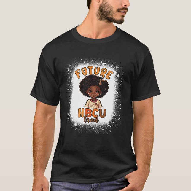 Future HBCU Graduate Afro Black College Graduation T Shirt (Framsida)