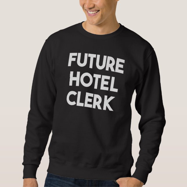 Future Hotel Clerk Lång Ärmad Tröja (Framsida)