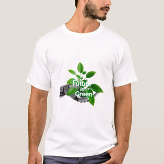 Future is Green: Eco-Friendly Robot T Shirt
