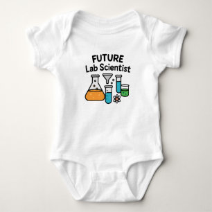 Future Lab Scientist Baby Bodysuit med bägare  T Shirt